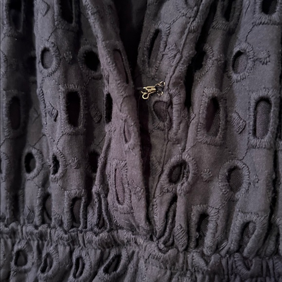 Anthropologie Navy Eyelet Somerset Mini Dress - Picture 4 of 6